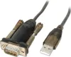 Lindy 42855, Šedá, Průhledná, 1,5 m, USB Typ-A, RS-232, Náhled obrázku produktu 2