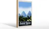 Holzschild Reise 20x30cm Saint Lucia Italien Gebirge Natur Produktbild-Vorschau 2