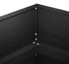 vidaXL Pot de jardin noir, 120 x 80 x 60 cm, en acier Voir les images du produit 5