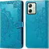 imoshion Mandala Klapphülle Motorola Moto G54 - Türkis Produktbild-Vorschau 1