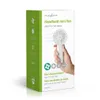 A box for a handheld mini fan, showing the fan in a hand. Produktbild-Vorschau