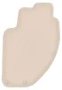 DURBAN Beige Velours-Fahrerfußmatte für Alfa Romeo 166 Produktbild-Vorschau 1