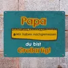 Metallschild Papa du bist großartig - Meterstab Vatertag Produktbild-Vorschau 7
