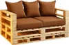 Hnědý voděodolný zahradní kryt 90x140 cm Náhled obrázku produktu 2