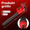 Akku-Laubbläser akku-gebläse Elektrischer Laubbläser mit Produktbild-Vorschau 8
