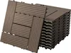 ECD Germany WPC terasové dlaždice, 30x30 cm, 44dílná Náhled obrázku produktu 1