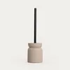 HOMLA ELVIA taupe Toilettenbürste 10,5x13x38,5 cm Produktbild-Vorschau 2