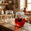 Vilde | Teetassen 2er Set - 530 ml - mit Sieb und Deckel - Produktbild-Vorschau 2