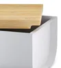 Alessi BG03 WG Mattina Brotkasten, Stahl Bambusholz, Warm Voir les images du produit 15
