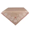 Tovaglia Clayre & Eef 100x100 cm in cotone marrone Casa di Anteprima dell’immagine prodotto 1