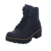 A single black boot on a white background. Produktbild-Vorschau