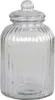 Chic Antique VORRATSGLAS im Rillen Design Glas GROSS 32x17 Produktbild-Vorschau 1