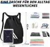 Gymbag, Sport Turnbeutel, Sportbeutel mit Kordelzug und Produktbild-Vorschau 7