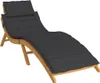 vidaXL Vankúš na ležadlo čierny 186x58x4 cm Oxford látka Náhľad obrázku produktu 3