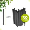 Clips-Set für Sichtschutzstreifen 19 cm (Antrazit) Produktbild-Vorschau 2