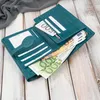 Damenleder Portemonnaie grün großes genarbtes Leder Produktbild-Vorschau 8