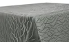 Beautex Damast Tischdecke Jacquard oval bügelfrei Streifen Produktbild-Vorschau 1
