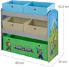 MINECRAFT - Hrací regál, knižný regál, úložný regál s 5 Náhľad obrázku produktu 6