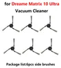 6 Seitenbürsten für Dreame Matrix 10 Ultra Staubsauger Anteprima dell’immagine prodotto
