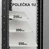 Extralink Police pro Síťový Rozvaděč 1U 250mm 19" Šedá Náhled obrázku produktu 3