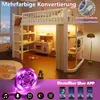 Hochbett Kinderbett mit Verdunkelungsvorhängen,individuell Produktbild-Vorschau 3