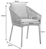riess-ambiente Stuhl ROPE greige Metall In- und Outdoor Produktbild-Vorschau 2