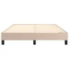 vidaXL Box spring bed frame cappuccino-brown 140x200 cm Náhled obrázku produktu 4