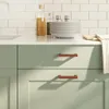 vidaXL Nábytkové úchytky 10 ks. Bronz 96 mm nerezová ocel Náhled obrázku produktu 2
