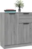 vidaXL Kredens szary Sonoma 60x30x70 cm Materiał Podgląd zdjęcia produktu 5