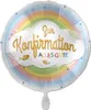18"/Ø43cm Folienballon  "Zur Konfirmation Alles Gute" Produktbild-Vorschau 1