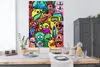 MuchoWow® Poster Monster - Muster - Gemüse - Blumen - Produktbild-Vorschau 3