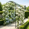 Metalen klimrek, groot boogvormig element voor de tuin, Productafbeelding-voorbeeld 2