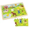Drevené puzzle 24 dielikov - farma Náhľad obrázku produktu 8