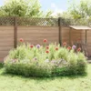 vidaXL Recinzione da giardino con pali, 12 pezzi, 75 x 50 Anteprima dell’immagine prodotto 4