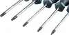 A close-up, angled view of the tips of several Torx screwdrivers against a white background. Produktbild-Vorschau
