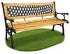 Akord Gartenbank Mirt Braun / Naturholz 125X52X73 Cm Produktbild-Vorschau 1
