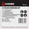 SCHMIDT security tools Werkzeug Set TS-23 Handwerkzeug Box Produktbild-Vorschau 7