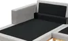 BELIANI 4-Sitzer Ecksofa Rechts Grau Stoffbezug mit Breiten Produktbild-Vorschau 8
