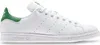 A side view of a white Adidas Stan Smith sneaker with green accents. Náhled obrázku produktu
