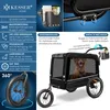 KESSER® Hundeanhänger Boxer 3-in-1 Hundebuggy & Jogger Produktbild-Vorschau 2