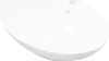 A white ceramic sink on a white background. Anteprima dell’immagine prodotto