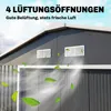 Outsunny Abri de jardin avec fondation en métal, gris Voir les images du produit 14