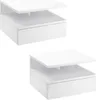 HOMCOM Lot de 2 Tables de Chevet murales - Lot de 2 Tables Voir les images du produit 1