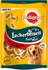 A bag of dog treats with a picture of a dog on it. Produktbild-Vorschau