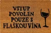 HOME ELEMENTS Rohož z kokosových vláken, Flaška vína, 40x60 Náhled obrázku produktu 1