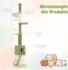 A diagram showing the dimensions of a cat tree. Anteprima dell’immagine prodotto