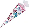 Nestler Schultüte Tüllv. 35 cm rund Schmetterling Produktbild-Vorschau 4