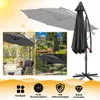 Ombrellone Izrielar 3,5 m grigio Ombrellone da giardino con Anteprima dell’immagine prodotto 9