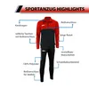 OMKA Trainingsanzug Sportanzug Jogginganzug Freizeitanzug, Produktbild-Vorschau 9