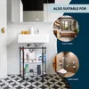 mensola per lavabo eluno incl. 2 ripiani e 4 rotelle, Anteprima dell’immagine prodotto 3